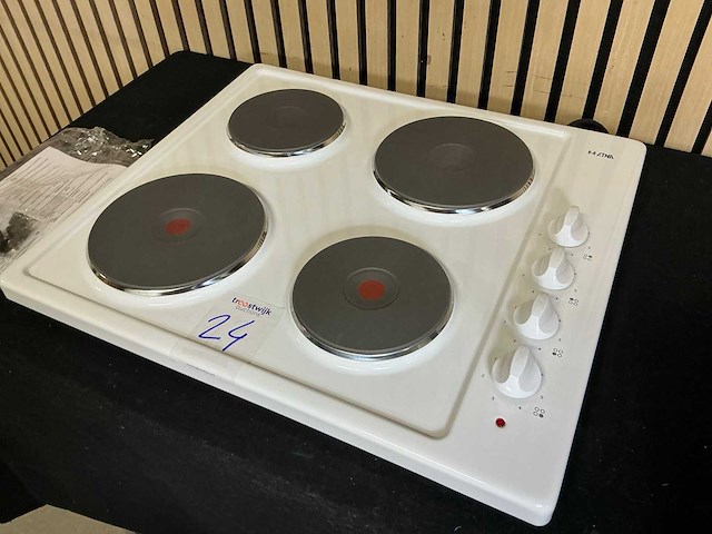 Etna kev158wit vrijstaande elektrische kookplaat - afbeelding 2 van  5