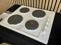 Etna kev158wit vrijstaande elektrische kookplaat - afbeelding 2 van  5