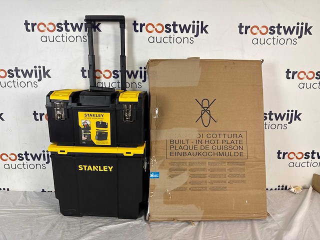 Etna kg775zta - gaskookplaat - met wokbrander - 75 cm - mat zwart |stanly mobile workcenter – mobiele werkbank - afbeelding 1 van  3