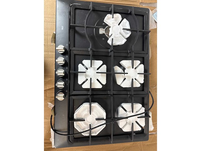 Etna kg775zta - gaskookplaat - met wokbrander - 75 cm - mat zwart |stanly mobile workcenter – mobiele werkbank - afbeelding 2 van  3