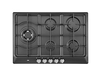 Etna kg775zta gaskookplaat zwart - afbeelding 1 van  7