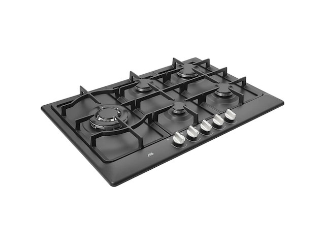 Etna kg775zta inbouw gaskookplaat zwart - afbeelding 2 van  6