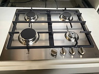 Etna kg859rvsa gas kookplaat 4-pits rvs - afbeelding 3 van  10
