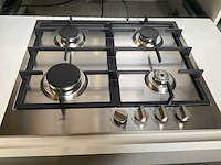 Etna kg859rvsa gas kookplaat 4-pits rvs - afbeelding 3 van  10