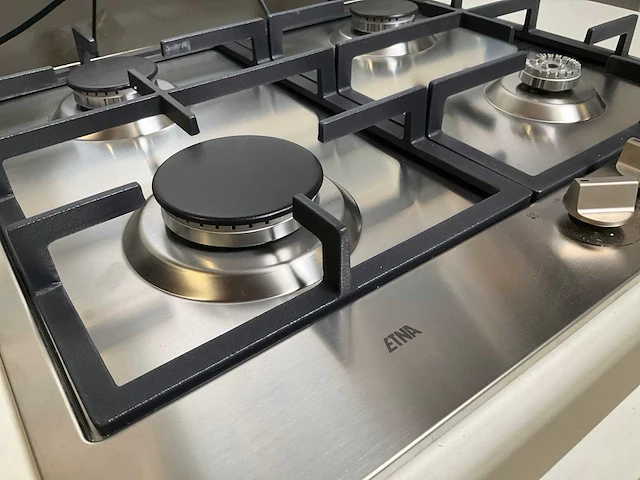 Etna kg859rvsa gas kookplaat 4-pits rvs - afbeelding 4 van  10