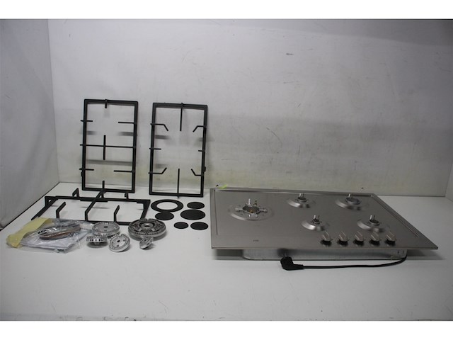 Etna kg875rvsa gaskookplaat met wokbrander rvs - afbeelding 2 van  3