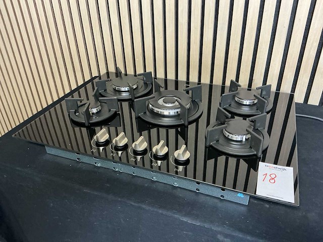 Etna kgg673zta inbouw gas op glas kookplaat - afbeelding 4 van  6