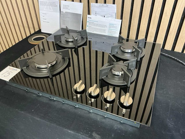 Etna kgg860zta inbouw gas op glas kookplaat - afbeelding 1 van  1