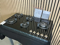 Etna kgg890zta inbouw gas op glas kookplaat met wokbrander - afbeelding 2 van  4