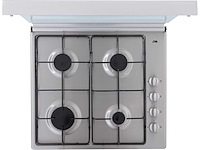 Etna kgv358rvsae vrijstaande gaskookplaat (4x) - afbeelding 2 van  5