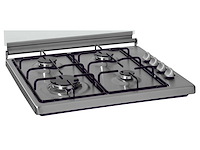 Etna kgv358rvsae vrijstaande gaskookplaat (4x) - afbeelding 3 van  5