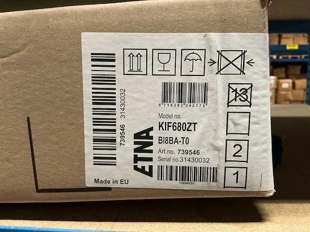 Etna kif680zt inbouw inductiekookplaat - afbeelding 4 van  4