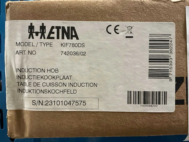 Etna kif780ds inbouw inductiekookplaat - afbeelding 5 van  5