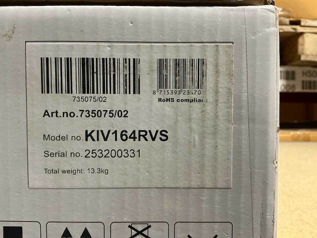 Etna kiv164rvs vrijstaande inductiekookplaat - afbeelding 4 van  4