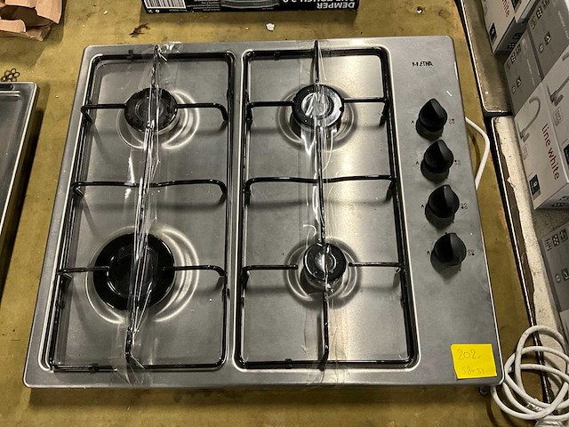 Etna t106vrvsa1e gaskookplaat - afbeelding 2 van  2