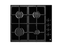 Etna t110vzta gaskookplaat hoogglans zwart - afbeelding 1 van  5