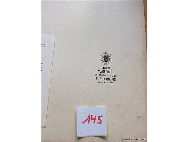 Ets amboise d.y.cameron - afbeelding 1 van  3
