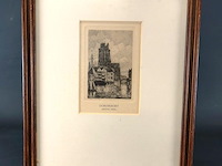 Ets de groote kerk in dordrecht - afbeelding 1 van  5