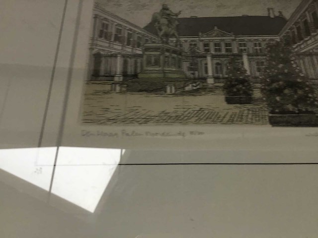 Ets door willem veldhorst. gesigneerd - afbeelding 3 van  4