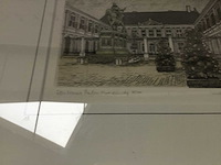 Ets door willem veldhorst. gesigneerd - afbeelding 3 van  4