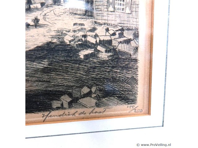 Ets van de sint-janskathedraal in 's-hertogenbosch van hendrik de laat (1900-1980) - afbeelding 3 van  5