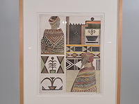 Ets/gouache, grace vendel, nobele fantasie 1 - afbeelding 2 van  9