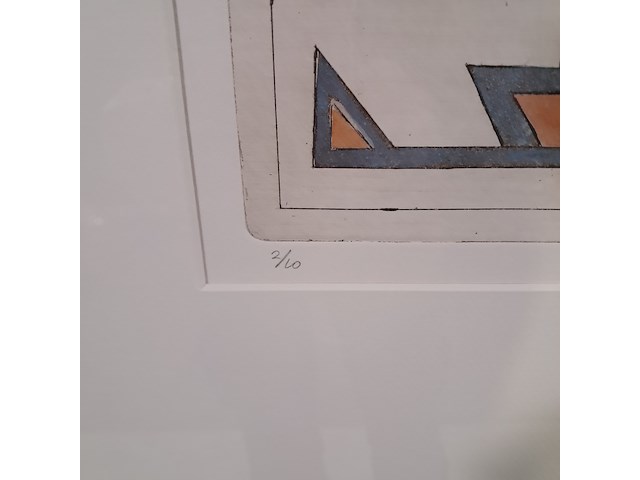 Ets/gouache, grace vendel, nobele fantasie 1 - afbeelding 5 van  9