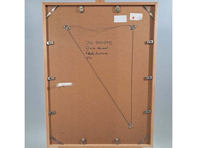 Ets/gouache, grace vendel, nobele fantasie 1 - afbeelding 7 van  9