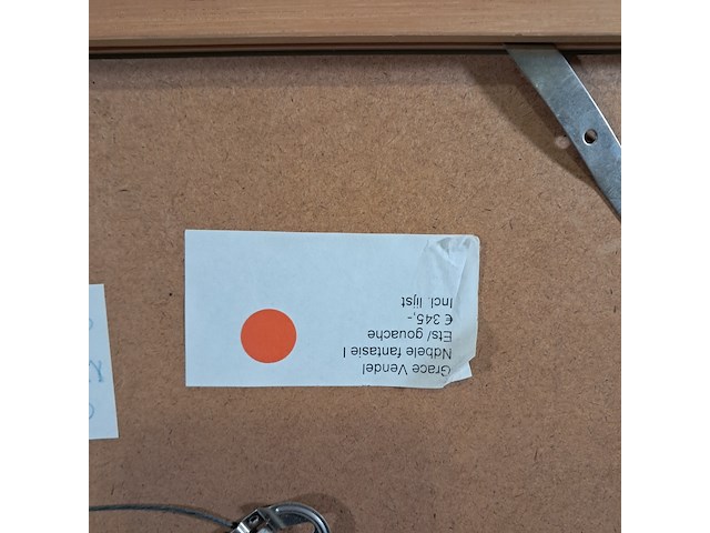 Ets/gouache, grace vendel, nobele fantasie 1 - afbeelding 9 van  9