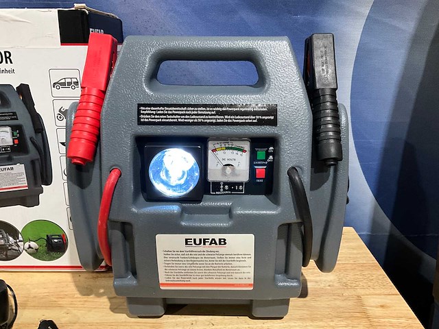 Eufab starthulp / booster met compressor - afbeelding 3 van  5