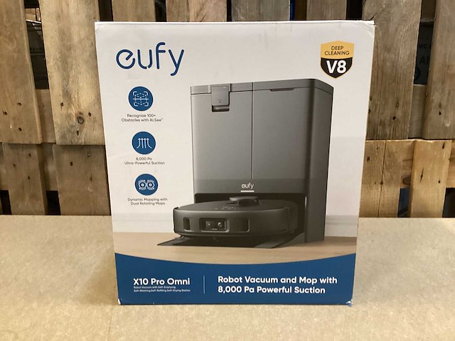 Eufy - clean x10 pro omni - robotstofzuiger - afbeelding 1 van  3