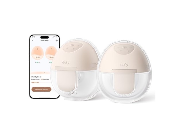 Eufy baby e10 draagbare elektrische borstkolf met app-bediening - afbeelding 1 van  1