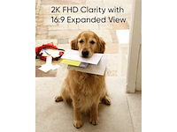 Eufy c30 2k draadloze video deurbel 2k fhd accu zwart - afbeelding 4 van  5