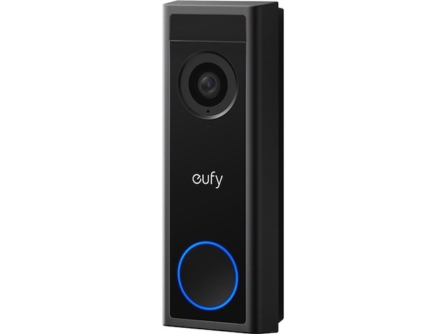 Eufy c30 2k draadloze video deurbel 2k fhd accu zwart - afbeelding 2 van  5