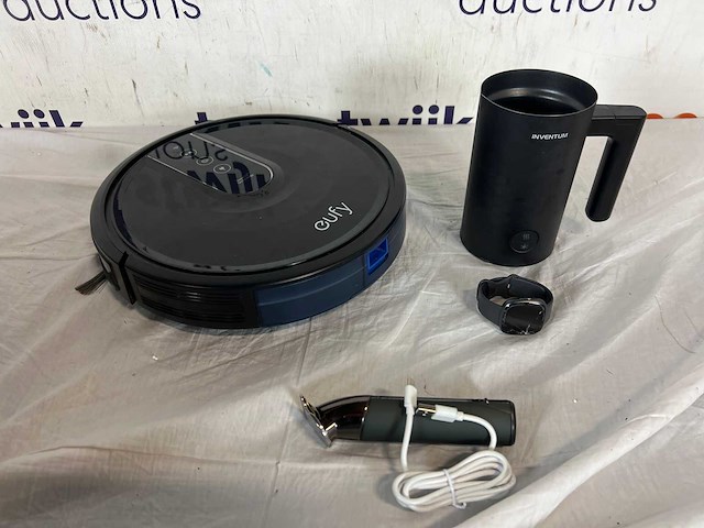Eufy robotstofzuiger | inventum melkopschuimer | babyliss trimmer | fitbit sense 2 - afbeelding 1 van  1