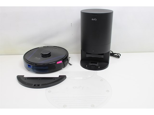 Eufy robovac lr30 hybrid+ robotstofzuiger en dweil met cleaning station - afbeelding 5 van  6