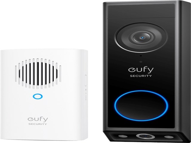 Eufy video deurbel e340 met chime zwart - afbeelding 1 van  4
