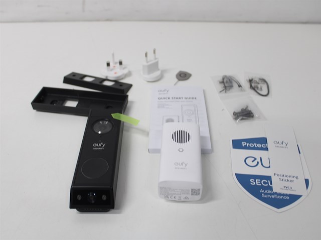 Eufy video deurbel e340 met chime zwart - afbeelding 3 van  4