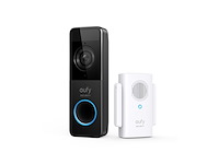 Eufy video deurbel slim batterij-gevoed 1080p inclusief chime - afbeelding 2 van  6