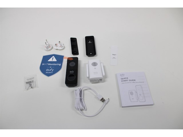 Eufy video deurbel slim batterijgevoed 1080p inclusief chime - afbeelding 4 van  5