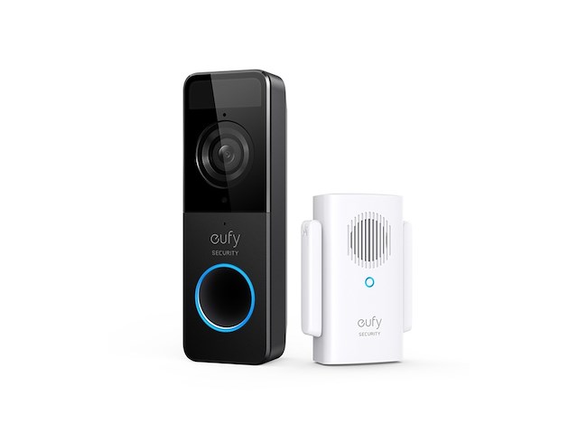Eufy video deurbel slim batterijgevoed 1080p inclusief chime - afbeelding 2 van  5