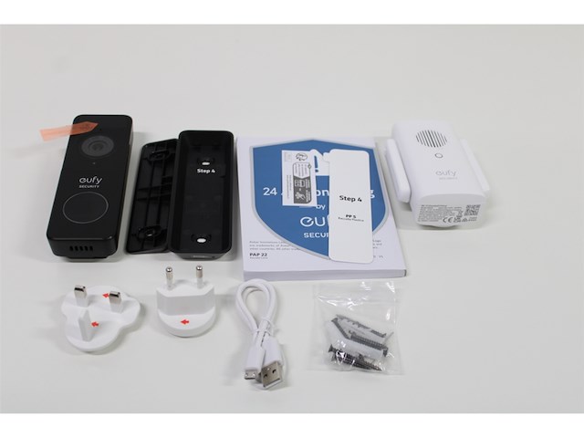 Eufy video deurbel slim batterijgevoed inclusief chime - afbeelding 5 van  6
