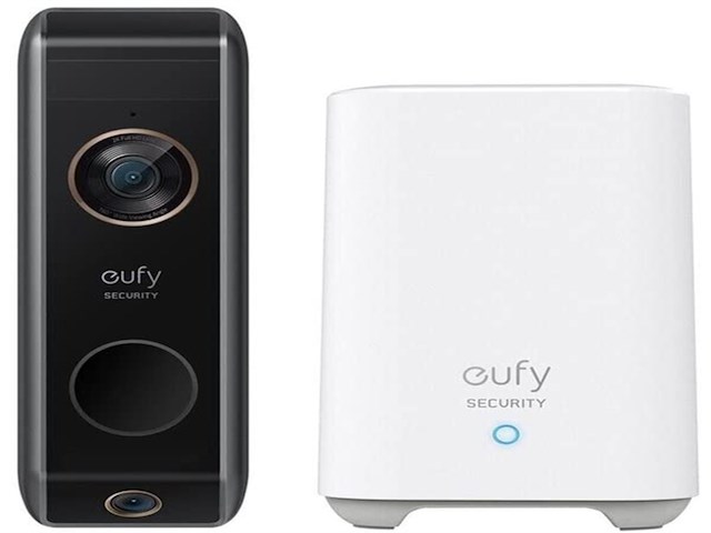 Eufy video deurbell dual 2 pro met homebase 2 zwart - afbeelding 1 van  6