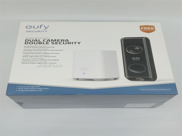 Eufy video deurbell dual 2 pro met homebase 2 zwart - afbeelding 4 van  6