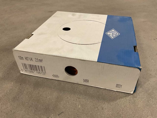 Eupen h07 v-k 2.5mm2 doos á 100m installatiedraad (5x) - afbeelding 1 van  1