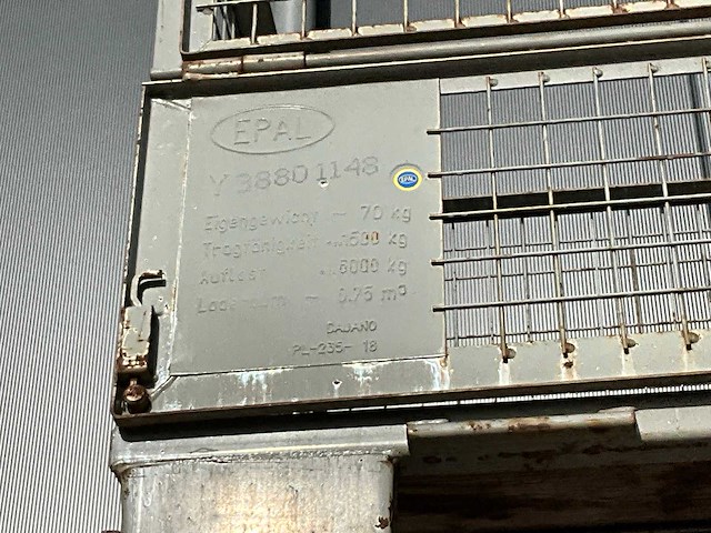 Eur db draadmand (4x) - afbeelding 6 van  9