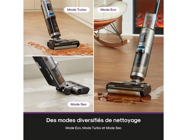 Eureka draadloze verticale stofzuiger rapid wash gx5 pro met wasfunctie - afbeelding 2 van  4