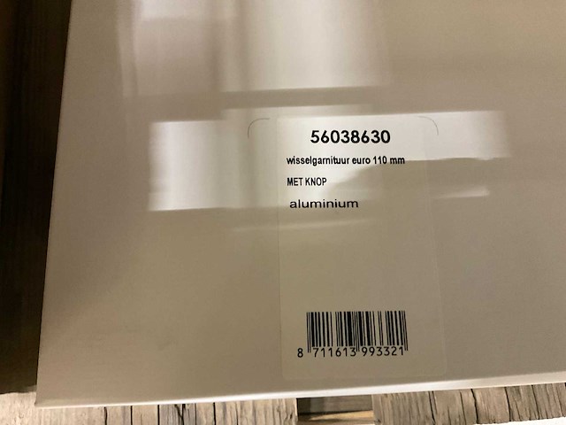 Euro 110 mm met knop wisselgarnituur (25x) - afbeelding 5 van  5