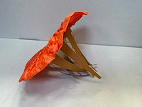 Euro kraft boekethouder 25cm (1200x) - afbeelding 1 van  1