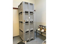 Euro plast kunststof opslagbox (4x) - afbeelding 3 van  3